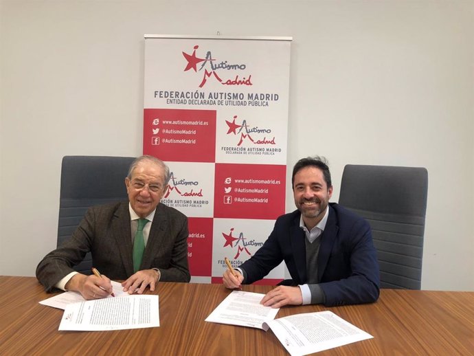 Firma convenio intu Xanadú y Federación Autismo Madrid
