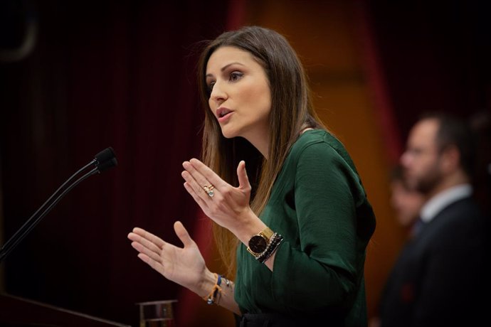 La portaveu de Ciutadans al Parlament de Catalunya, Lorena Roldán, Barcelona (Espanya), 11 de desembre del 2019.