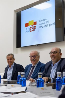 El ex seleccionador nacional de fútbol Vicente del Bosque en una reunión del CADE