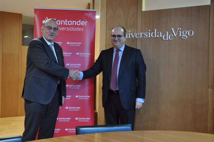 Santander destinará 1,4 millones de euros a la UVigo para acciones educativas, emprendimiento, empleabilidad y digitalización