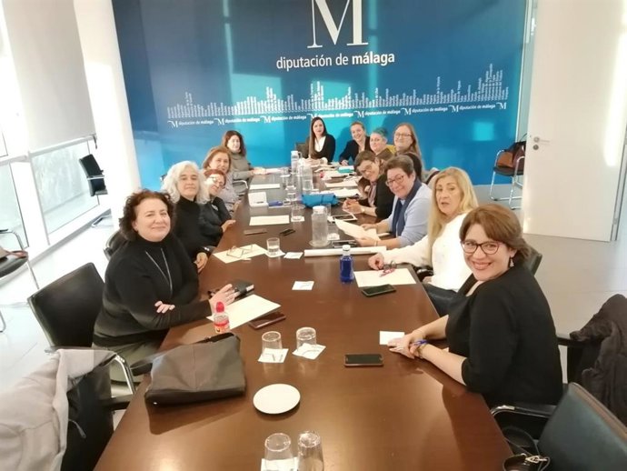 Reunión del Consejo Provincial de la Mujer de la Diputación de Málaga