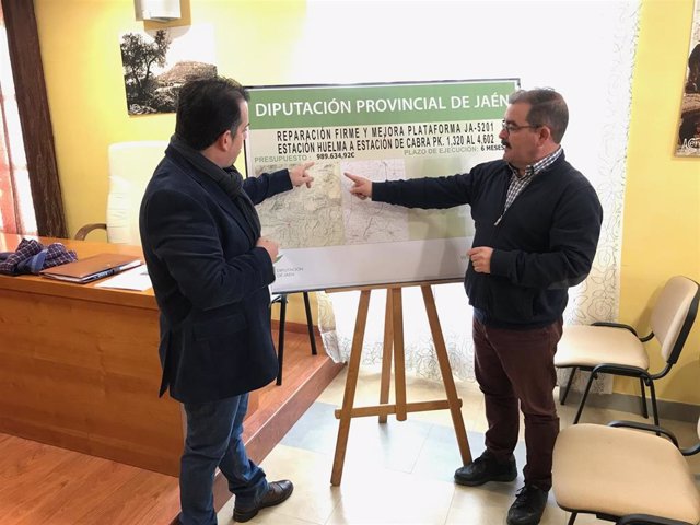 Presentación del  proyecto del arreglo de la última fase de la carretera entre las estaciones de Huelma y Cabra del Santo Cristo
