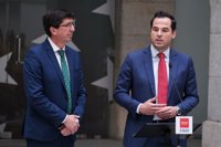 Aguado y Marín se reúnen en Madrid y reclaman a Sánchez una hoja de ruta para hablar sobre financiación