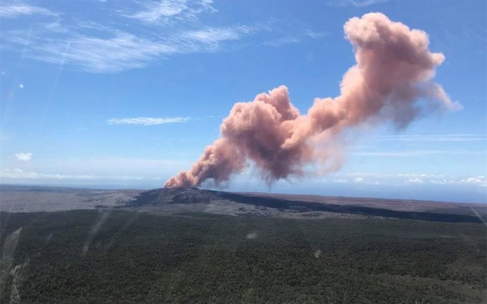Volcán Kiluea, en Estados Unidos