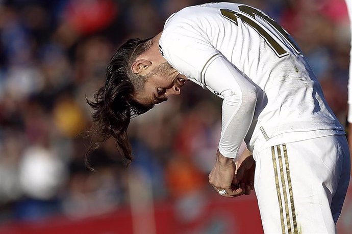 Gareth Bale durante el Getafe-Real Madrid