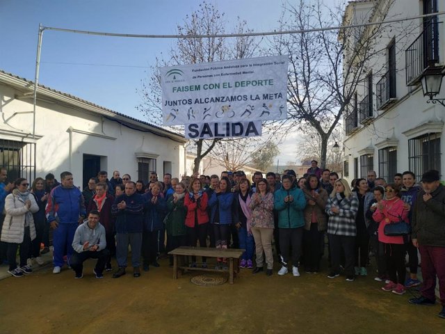 Participantes en las actividades deportivas organizadas por Faisem por San Antón