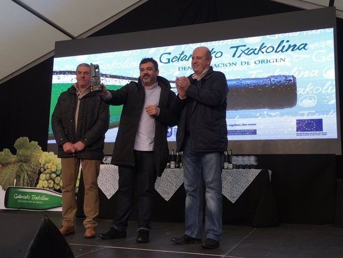 La nueva cosecha de Txakoli de Getaria sacará al mercado 3,1 millones de botella