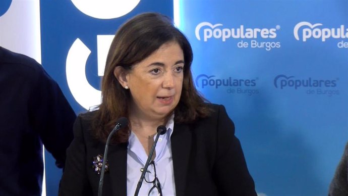 La portavoz adjunta del PP en el Congreso, Sandra Moneo
