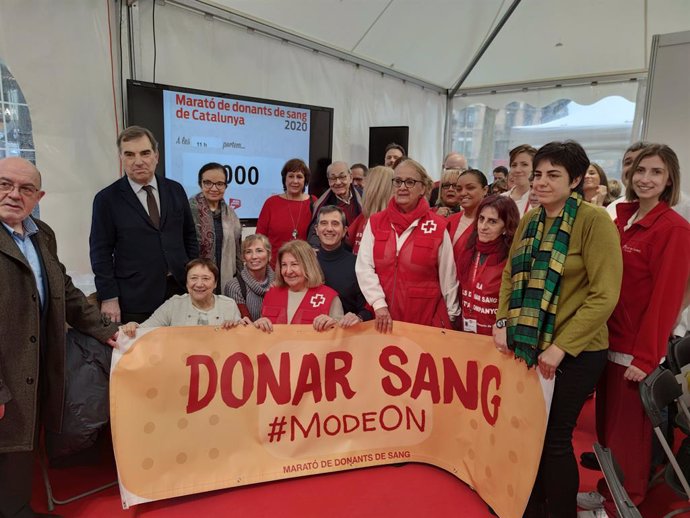 Tret de sortida a la campanya Marató de Donants de Sang