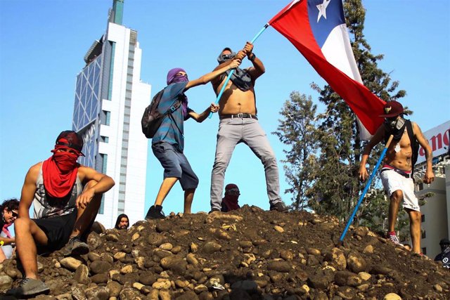 Protestas en Chile. 