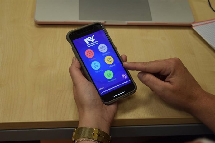 Usuario de la aplicación móvil del SEF