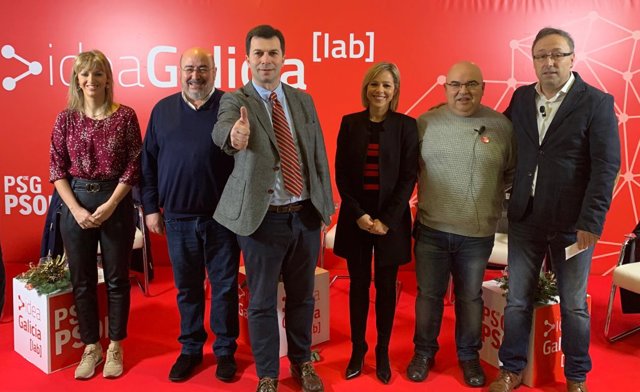 El secretario xeral del PSdeG, Gonzalo Caballero, en el IdeaGaliciaLab en Ourense.