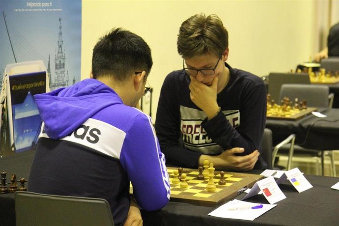 El joven ucraniano Kirill Schevchenko vencedor del XLV Abierto Internacional de Ajedrez Ciudad de Sevilla