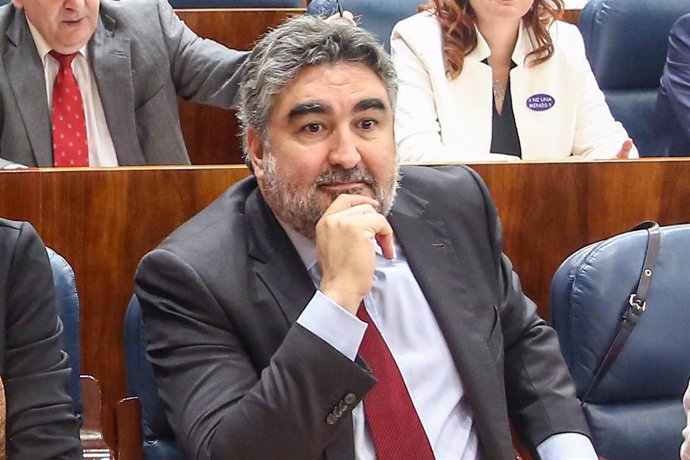 Imatge d'arxiu del nou ministre de Cultura i Esports, José Manuel Rodríguez Uribes, en la sessió de constitució de l'Assemblea de Madrid del 11 de juny del 2019.