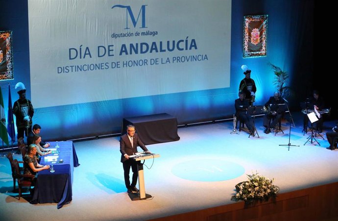 Entrega de la 'M de Málaga' con motivo del Día de Andalucía en su edición de 2019