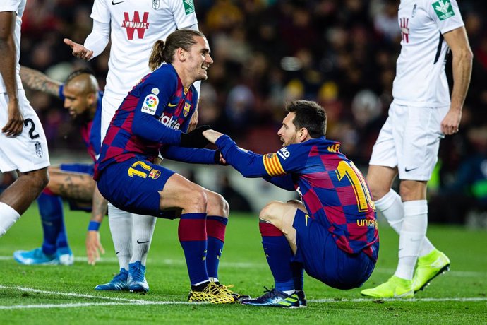Fútbol/Pichichi.- Messi hace el primer gol del Bara de Setién