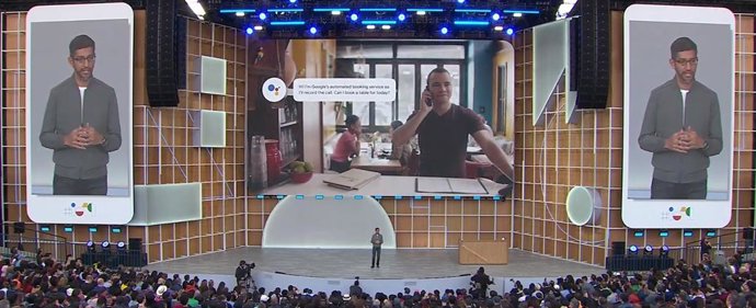 El CEO de Google, Sundar Pichai, en la keynote de apertura de Google I/O 2019