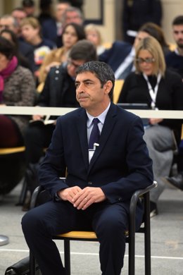 L'exmajor dels Mossos d'Esquadra, Josep Lluís Trapero, durant la primera jornada del judici en qu se l'acusa de rebellió pels fets que van tenir lloc l'1-O, a l'Audincia Nacional, Madrid /Espanya, 20 de gener del 2020.