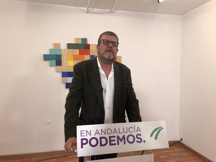 El secretario de Organización de Podemos Andalucía, Nacho Molina
