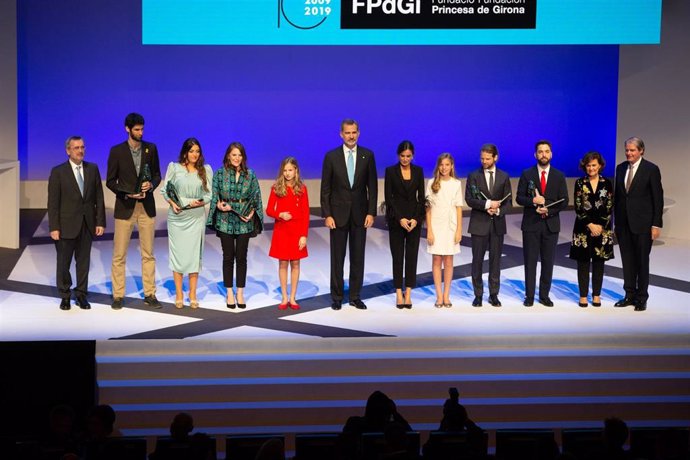 Los premiados por la Fundación Princesa de Girona (FPdGi) en 2019