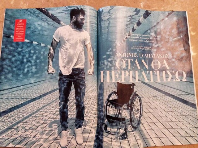 El poder del agua: La fotografía del nadador paralímpico Antonis Tsapatakis por Nicholas Samaras que vuelve a ser viral