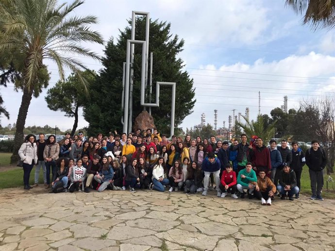 Alumnos de Rociana del Condado abren la XV edición del Campus de la Energía de la Fundación Cepsa.