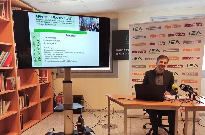 El director del Centre de Recerca Sociolgica d'Andorra, Joan Micó