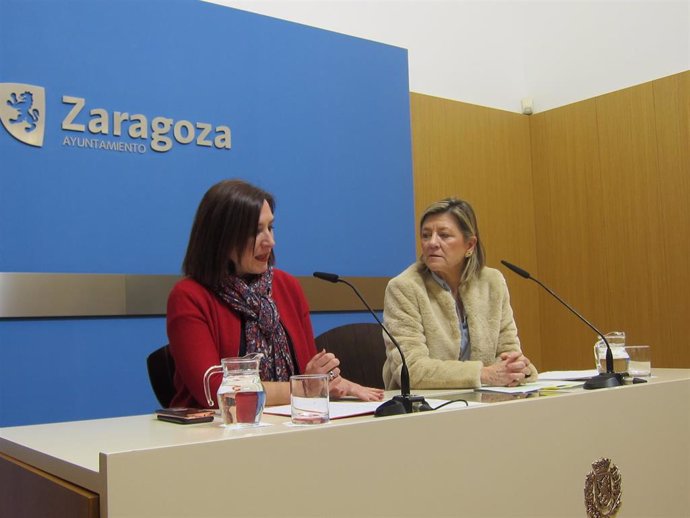 Sara Fernández en la rueda de prensa de Ecociudad.