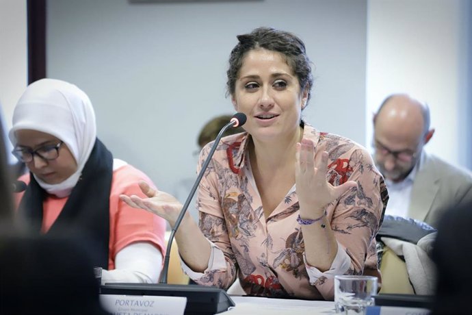 Enma López, concejala socialista en la Comisión de Hacienda y Personal y Economía, Innovación y Empleo