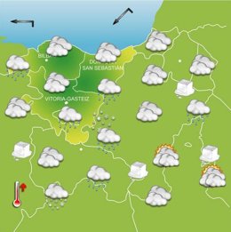 Previsiones meteorológicas para el 21 de enero en Euskadi.