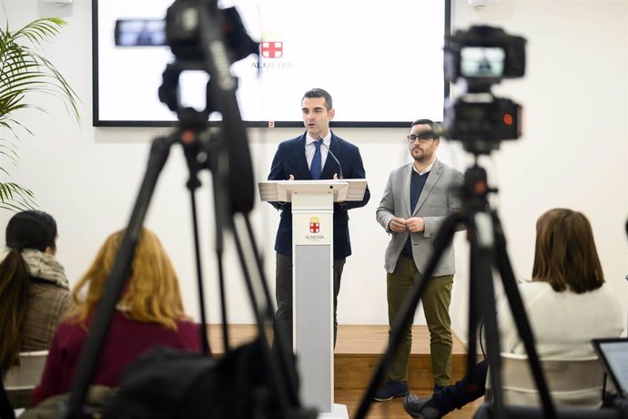 El alcalde de Almería, Ramón Fernández-Pacheco, en la presentación de la Capitalidad Gastronómica Almería 2019