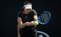 Muguruza: "No me sentía bien, pero estoy jugando en Australia y no quedaba otra que luchar"