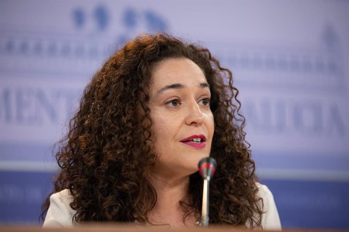 Rueda de prensa de la portavoz del Grupo Parlamentario de Adelante Andalucía, Inmaculada Nieto. Foto de archivo