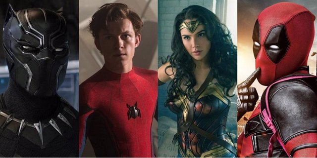 Personajes de películas de superhéroes