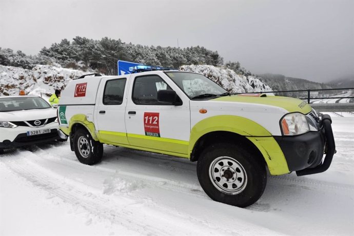 Imagen de archivo de un vehículo del Servicio de Emergencias 112 Andalucía