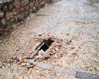 Peñíscola identifica "graves" efectos del temporal marítimo sobre su patrimonio monumental