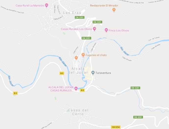 Imagen de Alcalá del Júcar en Google Maps