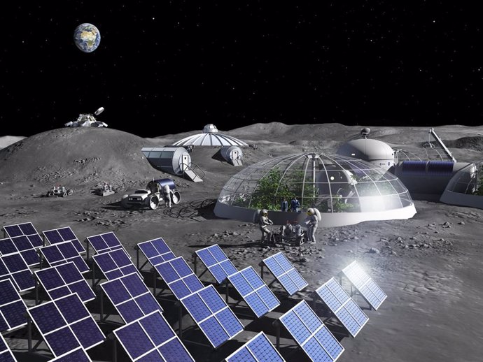 La ESA empieza a producir oxígeno a partir de polvo lunar simulado
