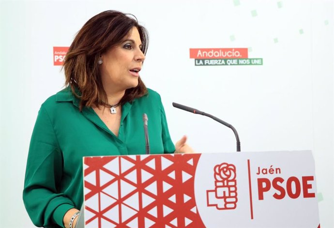 La parlamentaria y coordinadora del grupo parlamentario del PSOE, Ángeles Férriz