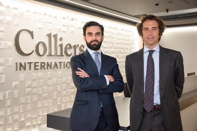 Borja Varela, director de activos alternativos de Colliers International España (izquierda) y Antonio Pan de Soraluce, director del mercado de capitales de la firma (derecha).