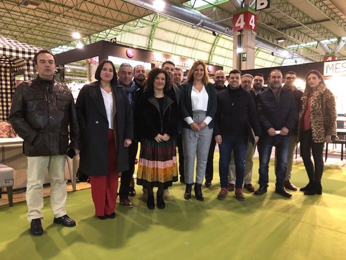 El mueble de Valverde del Camino desembarca en la VII Feria sectorial de Zaragoza de la mano de la Diputación de Huelva. 