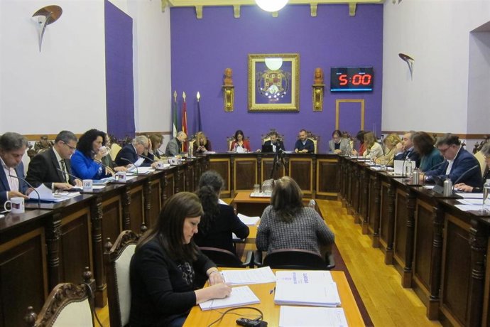 Pleno en el Ayuntamiento de Jaén