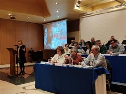 Carmen Castilla en el quinto comité de UGT-FICA Andalucía