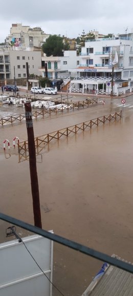 El temporal Gloria causa desperfectos y pérdidas materiales en los Puertos de Baleares.