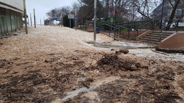 Inundaciones en Tossa de Mar (Girona) por el temporal 'Gloria'