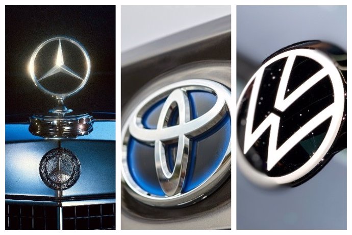 Mercedes-Benz, Toyota y Volkswagen