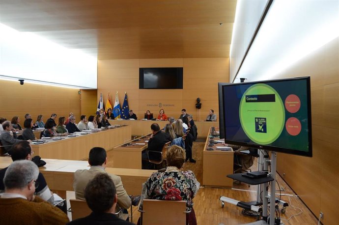 Reunión con trabajadores del Cabildo para elaborar el plan de modernización