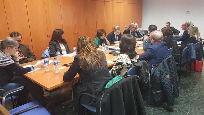 Imagen de archivo de una reunión de USIE (Unión Sindical de Inspectores de Educación).