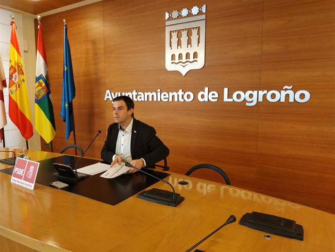 El concejal del PSOE en el Ayuntamiento de Logroño, Iván Reinares.