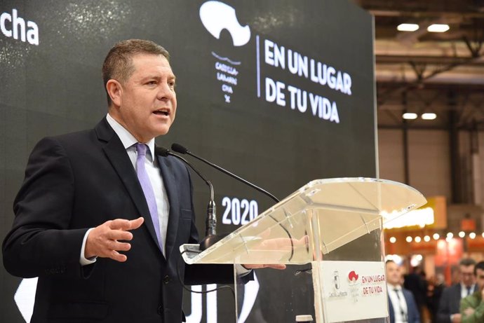 El presidente de C-LM, Emiliano García-Page, en Fitur